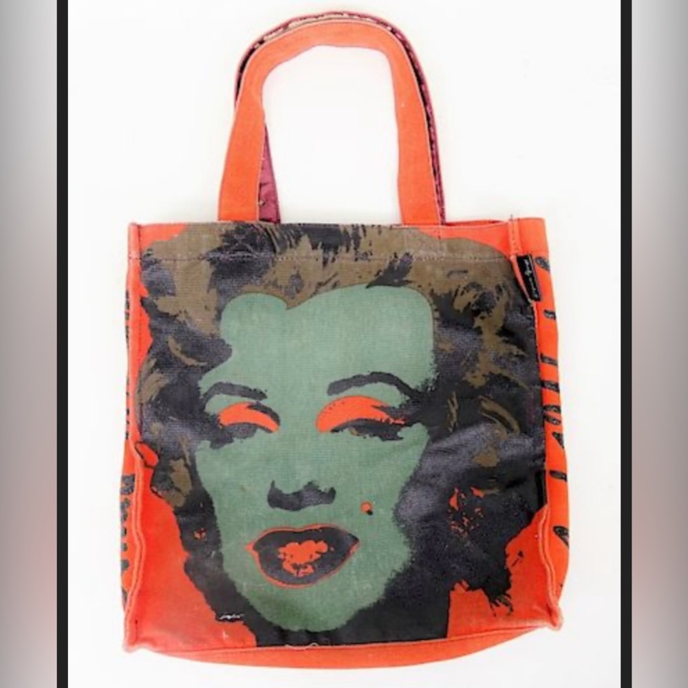 Authentic. ANDY WARHOL "Marilyn Monroe" Tote BRAND NEW WITH TAGS
